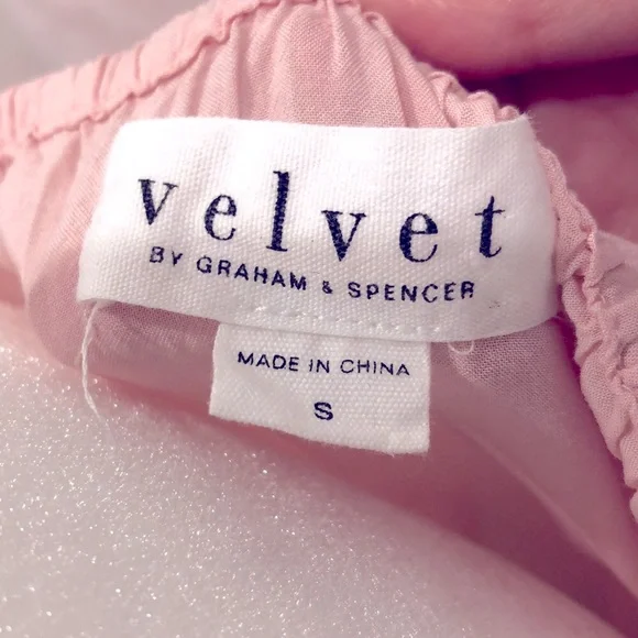 Velvet, Revolve brand peony pink Kaia top, Sz S - Picture 6 of 8